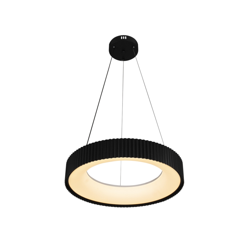 LED prigušiva luster na sajli, 75 W, 230 V, 3000-6500 K, prečnik 49 cm + daljinski upravljač