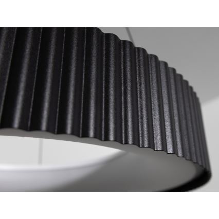 LED prigušiva luster na sajli, 75 W, 230 V, 3000-6500 K, prečnik 49 cm + daljinski upravljač