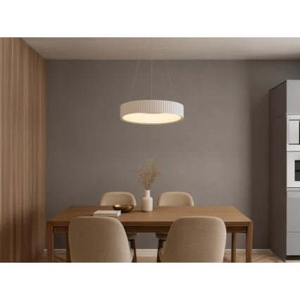 LED luster na sajli, prigušiva, LED/75W/230V 3000-6500K Ø 49 cm + daljinski upravljač