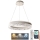 LED prigušiva luster na sajli LED/80W/230V 3000-6500K bela + daljinski upravljač