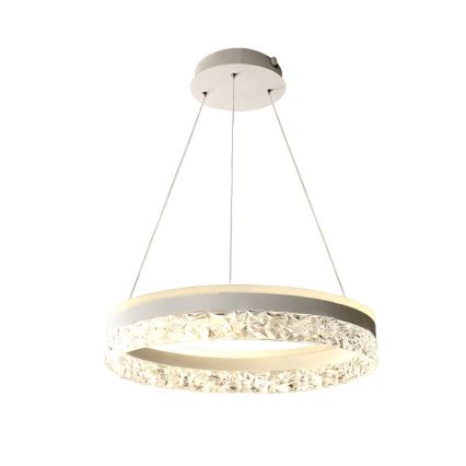 LED prigušiva luster na sajli LED/80W/230V 3000-6500K bela + daljinski upravljač