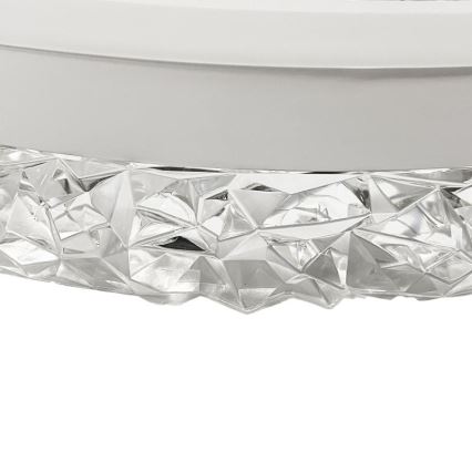 LED prigušiva luster na sajli LED/80W/230V 3000-6500K bela + daljinski upravljač