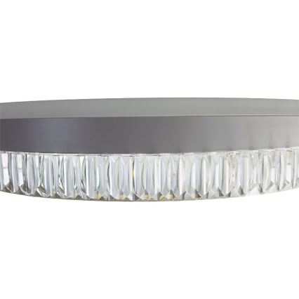 LED prigušiva kristalni luster na sajli LED/80W/230V 3000-6500K bela + daljinski upravljač