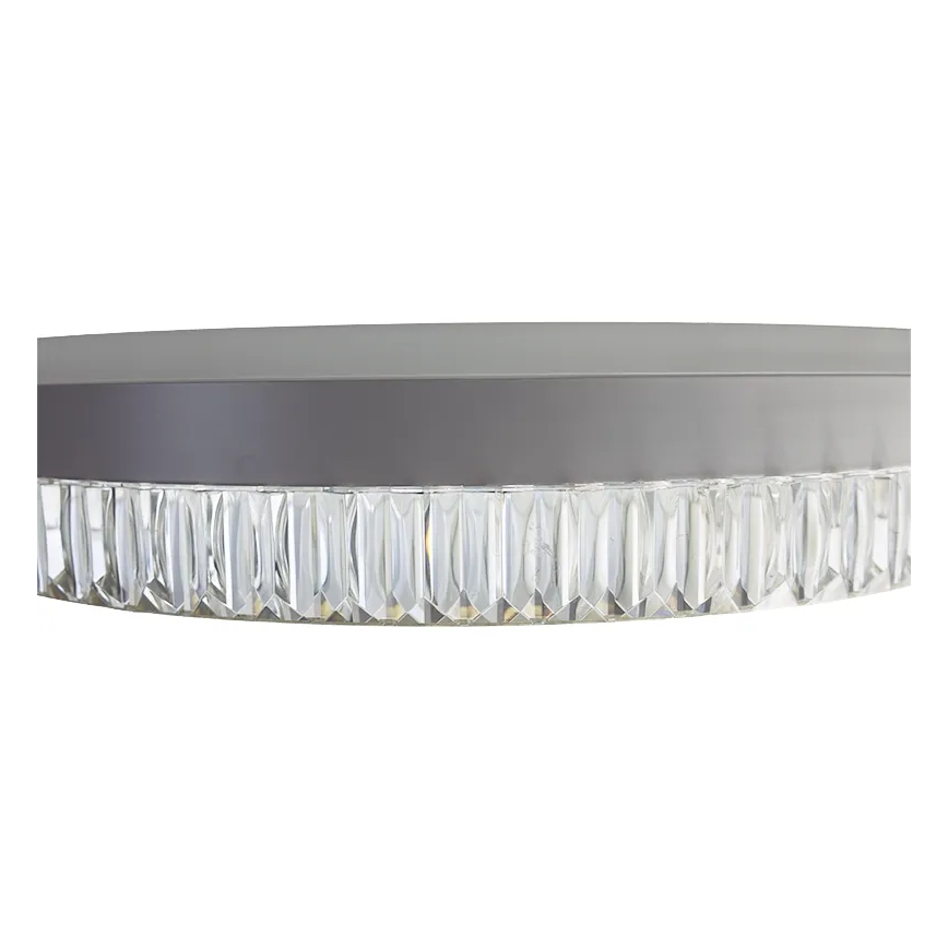 LED prigušiva kristalni luster na sajli LED/80W/230V 3000-6500K bela + daljinski upravljač