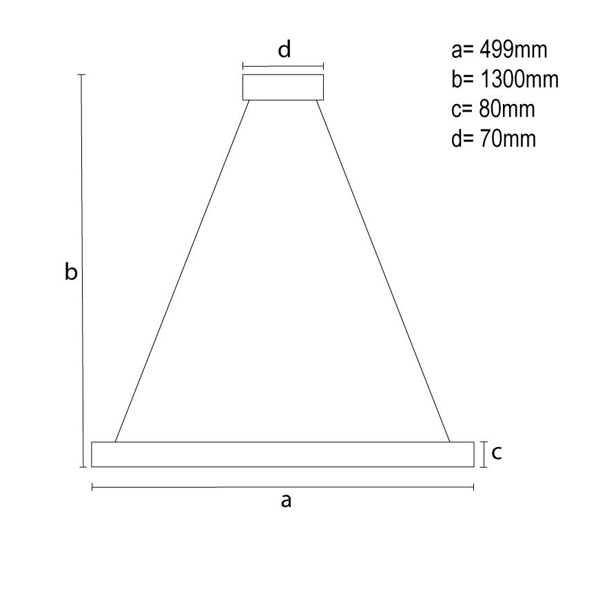 LED prigušiva kristalni luster na sajli LED/80W/230V 3000-6500K bela + daljinski upravljač