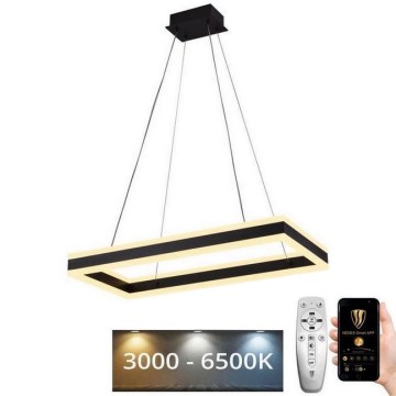 LED prigušiva luster na sajli LED/80W/230V 3000-6500K + daljinski upravljač