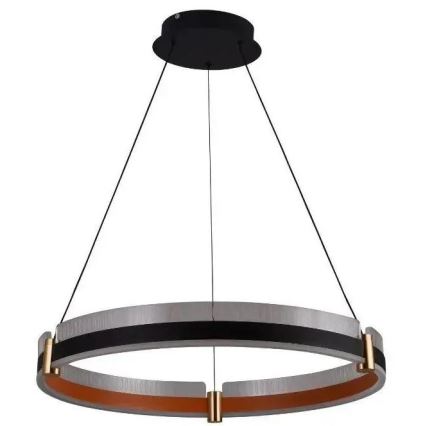 LED prigušiva luster na sajli LED/80W/230V 3000-6500K prečnik 60 cm + daljinski upravljač