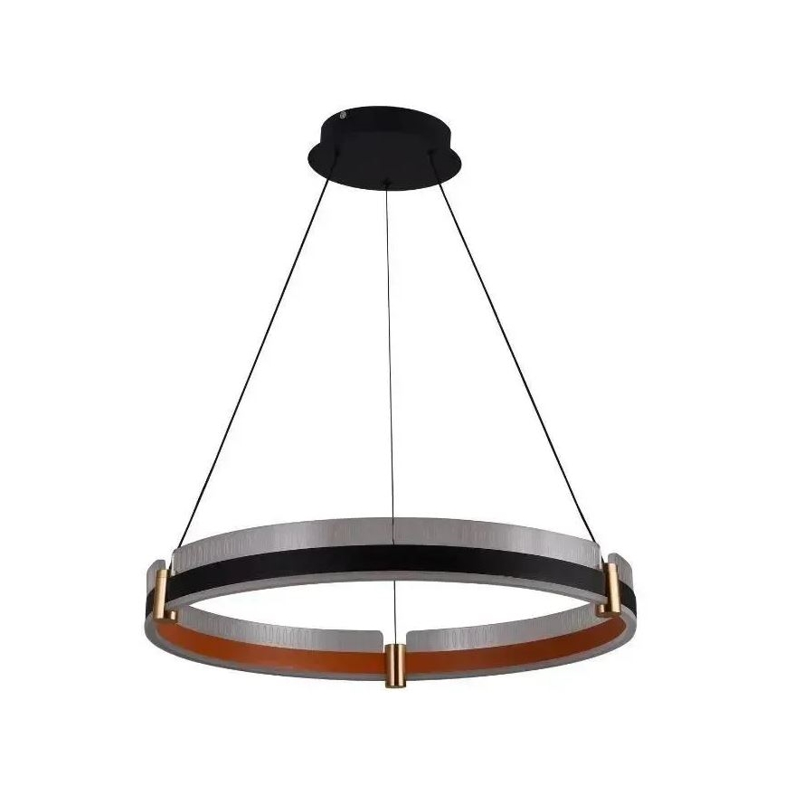 LED prigušiva luster na sajli LED/80W/230V 3000-6500K prečnik 60 cm + daljinski upravljač