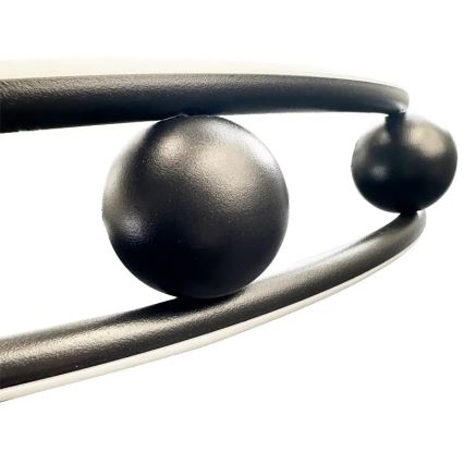 LED prigušiva viseća svetiljka na sajli LED/80W/230V 3000-6500K prečnik 60 cm + sa daljinskim upravljačem