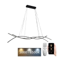 LED prigušiva luster na sajli LED/80W/230V 3000-6500K + daljinski upravljač