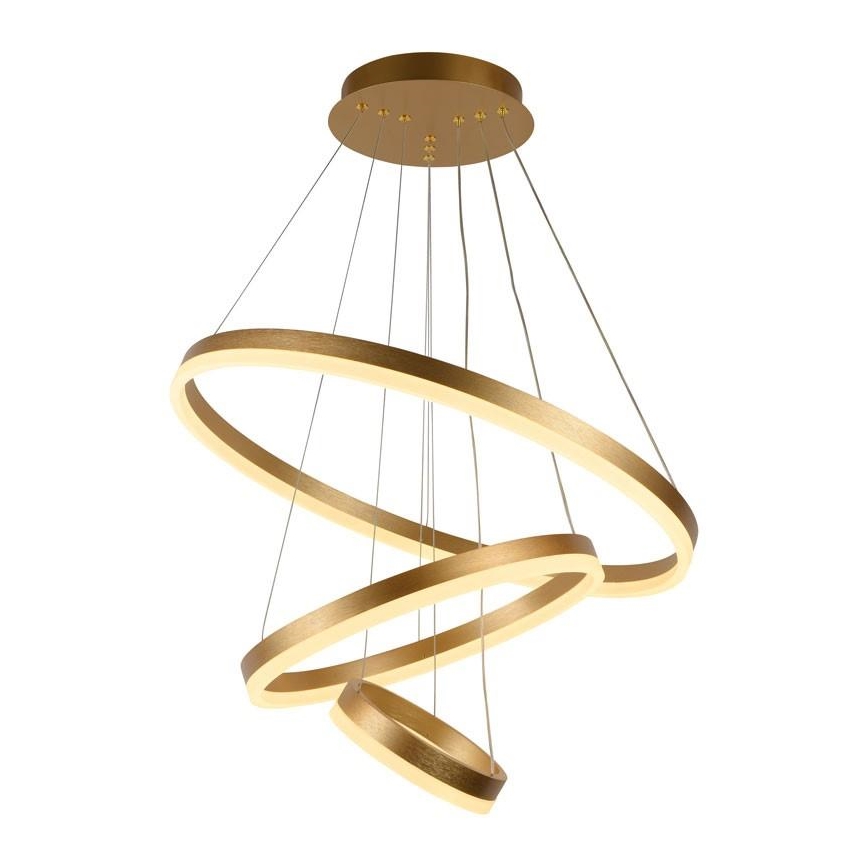 LED prigušiva luster na sajli LED/85W/230V 3000-6500K prečnik 60 cm + daljinski upravljač