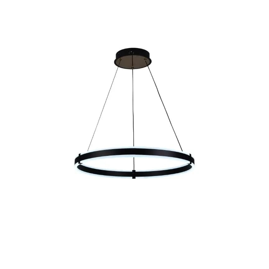 LED prigušiva luster na sajli LED/85W/230V 3000-6500K, prečnik 60 cm + daljinsko upravljanje