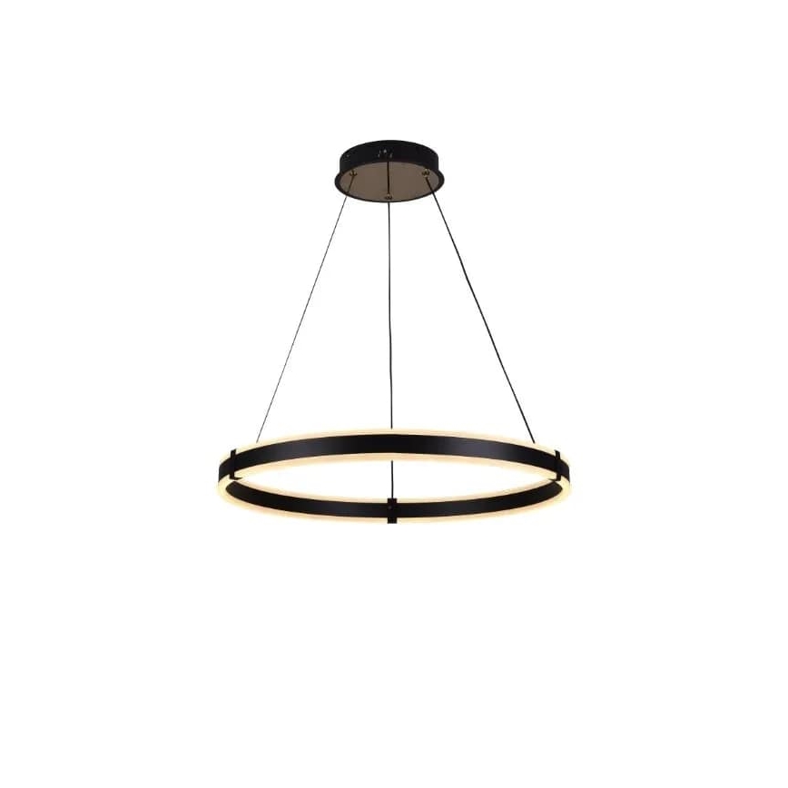 LED prigušiva luster na sajli LED/85W/230V 3000-6500K, prečnik 60 cm + daljinsko upravljanje