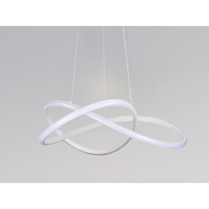LED prigušiva luster na sajli LED/85W/230V 3000-6500K prečnik 60 cm + daljinski upravljač