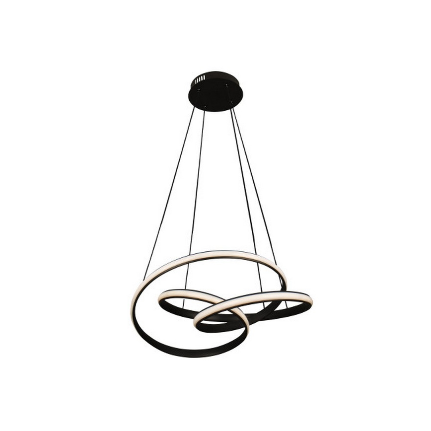 LED prigušiva luster na sajli LED/85W/230V 3000-6500K prečnik 49 cm + daljinski upravljač