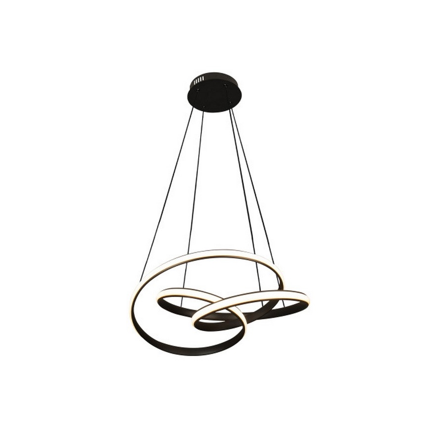 LED prigušiva luster na sajli LED/85W/230V 3000-6500K prečnik 49 cm + daljinski upravljač