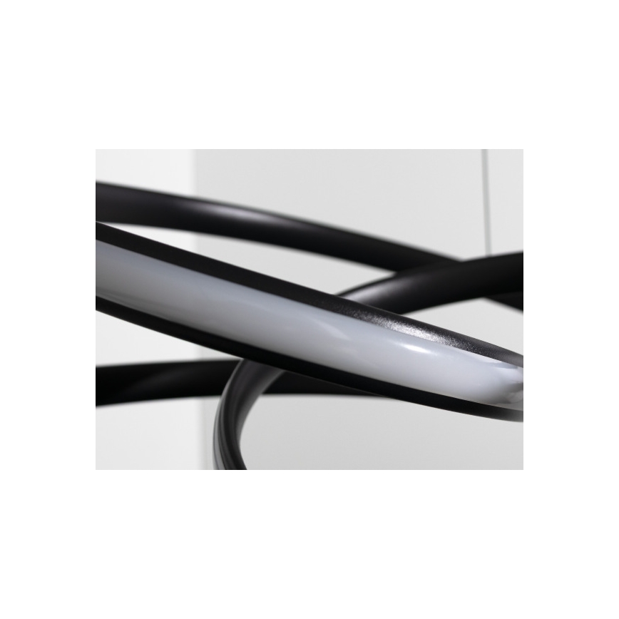 LED prigušiva luster na sajli LED/85W/230V 3000-6500K prečnik 49 cm + daljinski upravljač