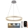 LED prigušiva luster na sajli LED/85W/230V 3000-6500K prečnik 60 cm + daljinski upravljač