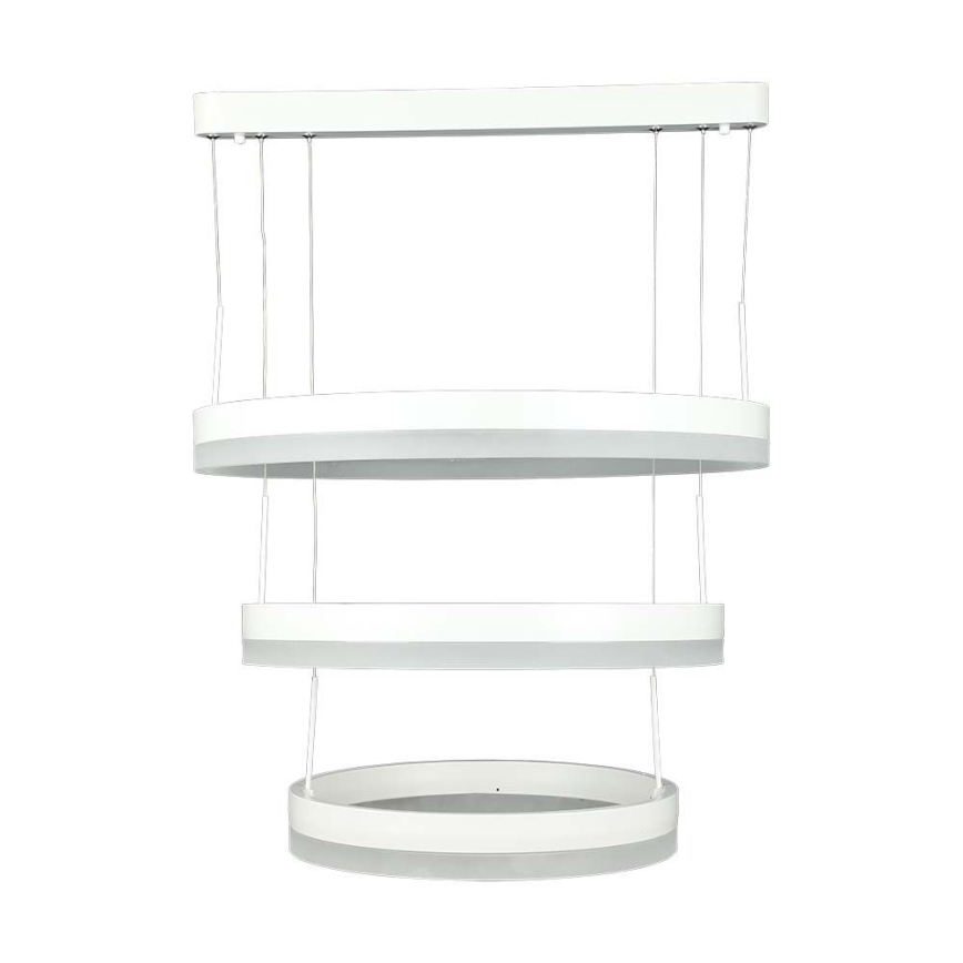 LED prigušiva luster na sajli LED/86W/230V 3000K beli