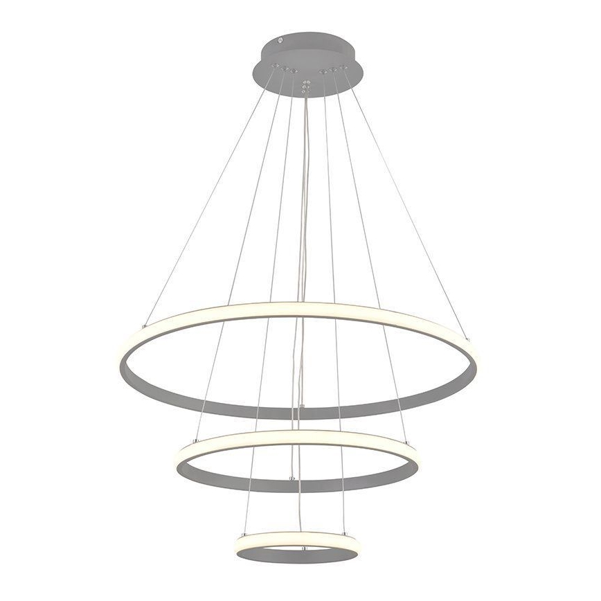 LED prigušiva luster na sajli LED/90W/230V 3000-6500K prečnik 60 cm + daljinski upravljač