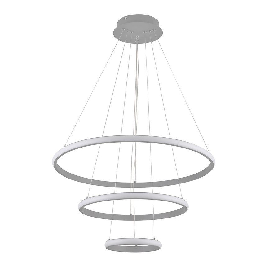 LED prigušiva luster na sajli LED/90W/230V 3000-6500K prečnik 60 cm + daljinski upravljač