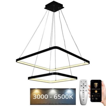 LED prigušiva luster na sajli LED/90W/230V 3000-6500K + daljinski upravljač