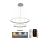 LED prigušiva luster na sajli LED/90W/230V 3000-6500K prečnik 60 cm + daljinski upravljač
