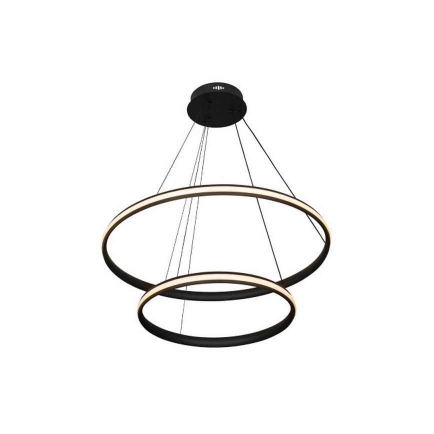 LED prigušiva luster na sajli LED/90W/230V 3000-6500K prečnik 60 cm + daljinski upravljač