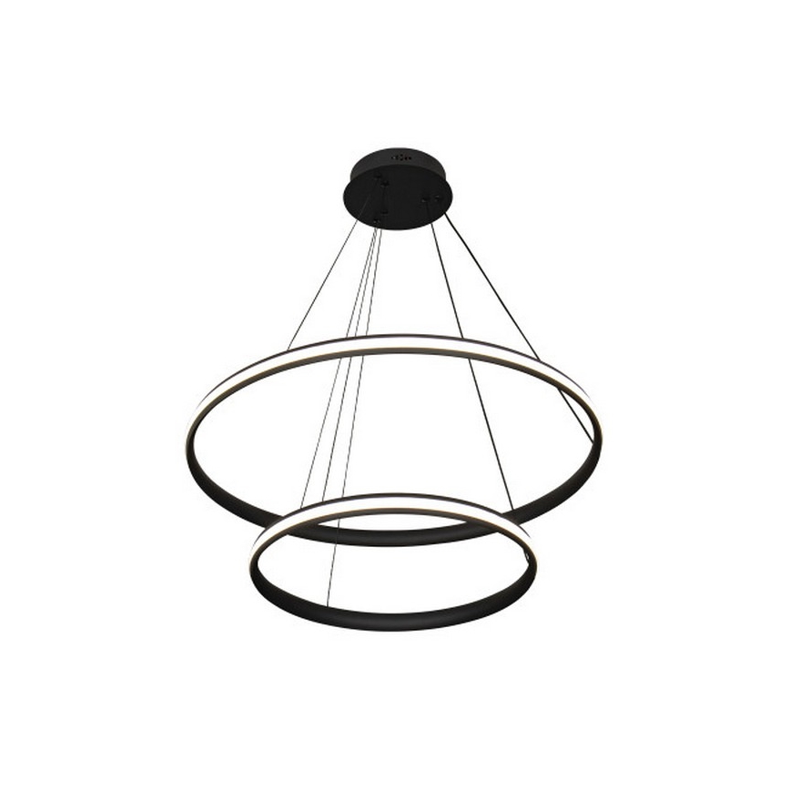 LED prigušiva luster na sajli LED/90W/230V 3000-6500K prečnik 60 cm + daljinski upravljač