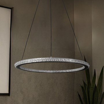 LED prigušiva luster na sajli LED/90W/230V 3000-6500K prečnik 60 cm + daljinski upravljač