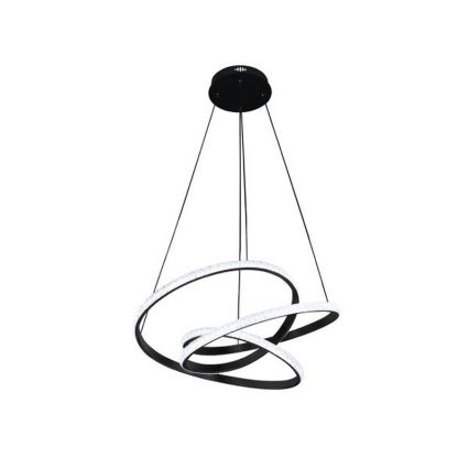 prigušiva LED viseći luster na sajli LED/90W/230V 3000-6500K prečnik 47 cm + sa daljinskim upravljačem