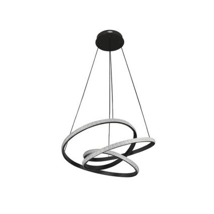prigušiva LED viseći luster na sajli LED/90W/230V 3000-6500K prečnik 47 cm + sa daljinskim upravljačem