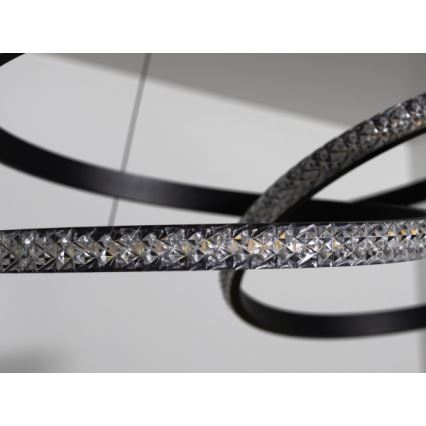 prigušiva LED viseći luster na sajli LED/90W/230V 3000-6500K prečnik 47 cm + sa daljinskim upravljačem