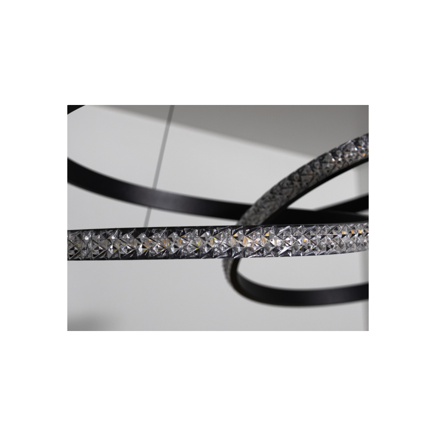 prigušiva LED viseći luster na sajli LED/90W/230V 3000-6500K prečnik 47 cm + sa daljinskim upravljačem
