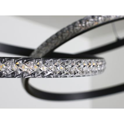 prigušiva LED viseći luster na sajli LED/90W/230V 3000-6500K prečnik 47 cm + sa daljinskim upravljačem