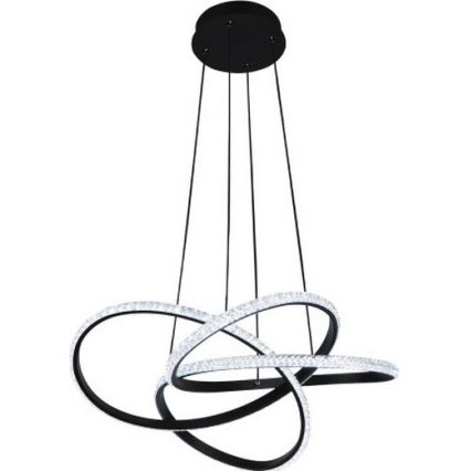 LED prigušiva lampa na sajli LED/95W/230V 3000-6500K prečnik 57 cm + sa daljinskim upravljačem