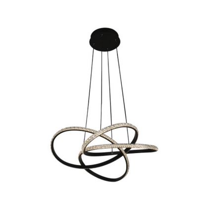 LED prigušiva lampa na sajli LED/95W/230V 3000-6500K prečnik 57 cm + sa daljinskim upravljačem