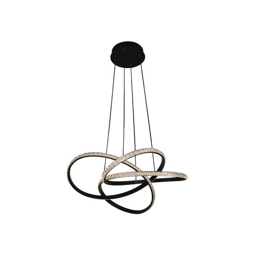 LED prigušiva lampa na sajli LED/95W/230V 3000-6500K prečnik 57 cm + sa daljinskim upravljačem