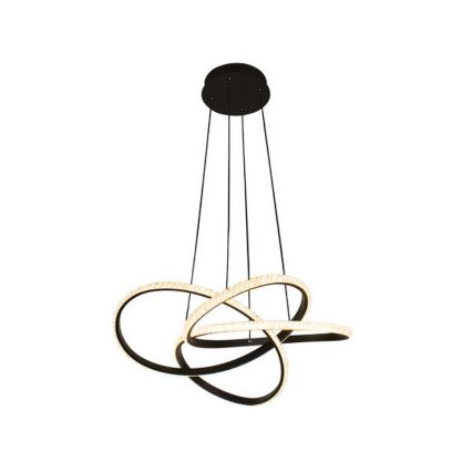 LED prigušiva lampa na sajli LED/95W/230V 3000-6500K prečnik 57 cm + sa daljinskim upravljačem