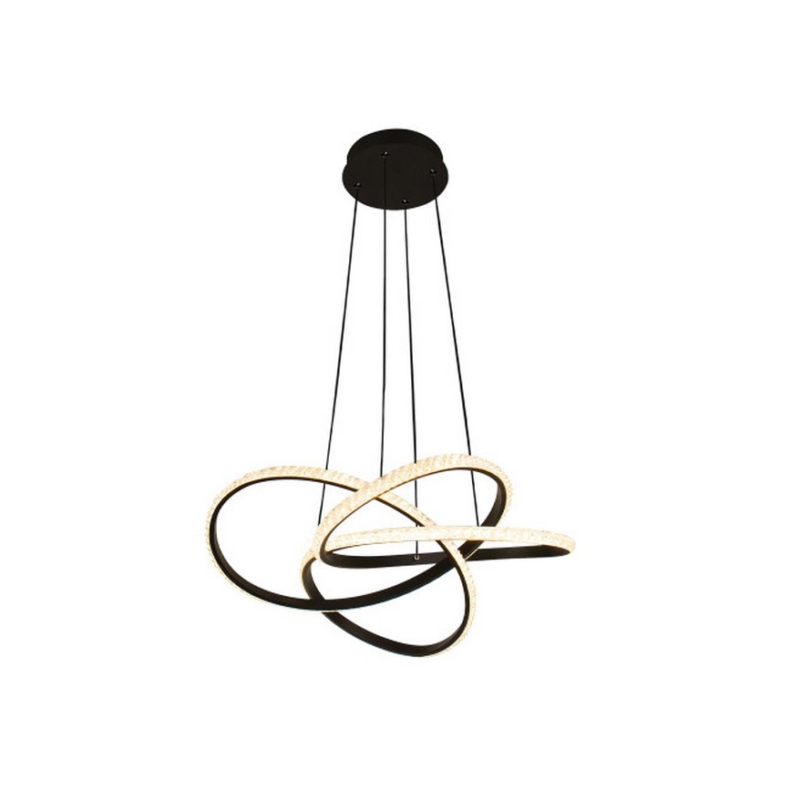 LED prigušiva lampa na sajli LED/95W/230V 3000-6500K prečnik 57 cm + sa daljinskim upravljačem