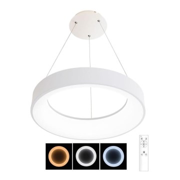 LED prigušiva luster na sajli NEST LED/40W/230V 3000-6500K bela + daljinski upravljač