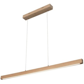 LED prigušiva luster na sajli SMAL LED/15W/230V hrast