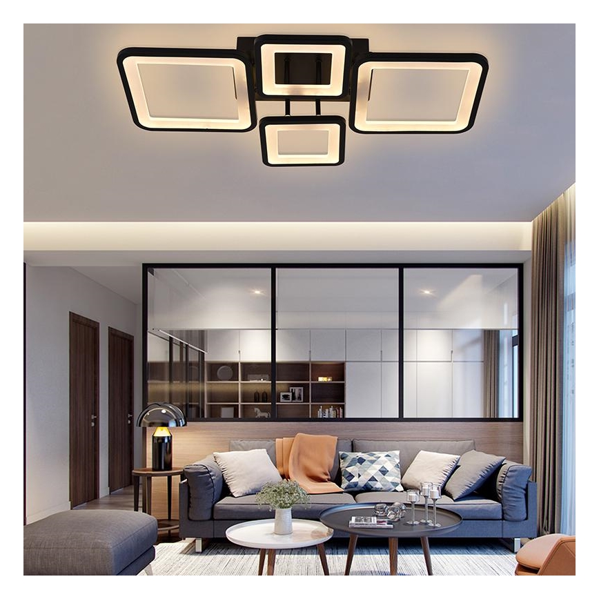 LED prigušiva plafonski luster LED/70W/230V 3000-6500K + daljinski upravljač