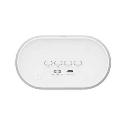 LED prigušiva noćna lampica sa budilnikom KAJA LED/1,3W/5V 3000K