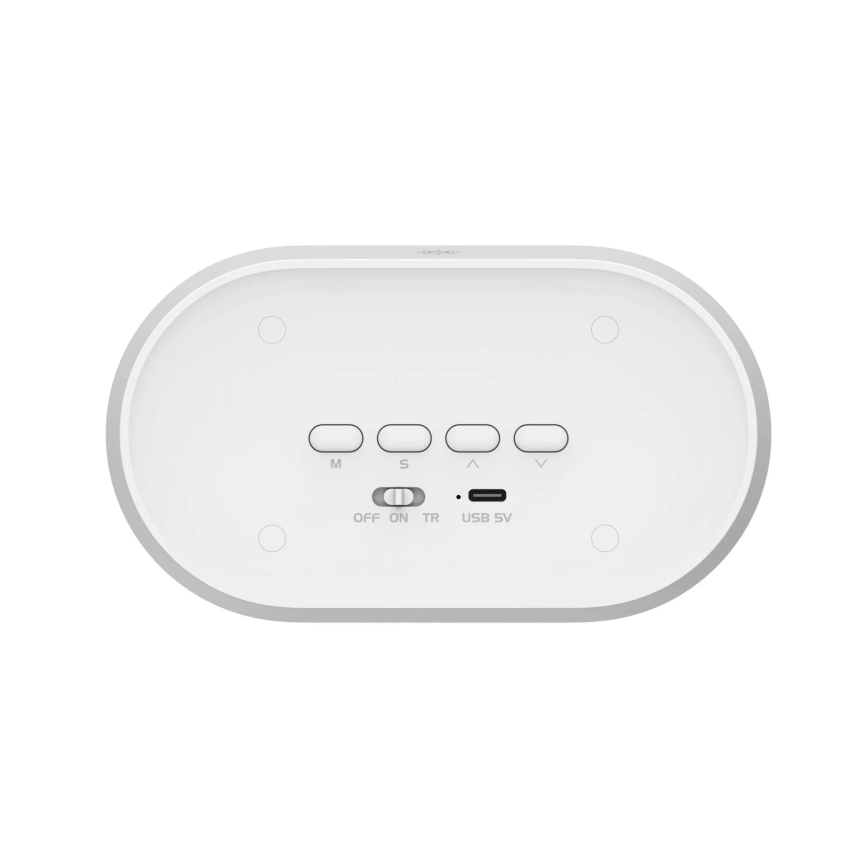 LED prigušiva noćna lampica sa budilnikom KAJA LED/1,3W/5V 3000K