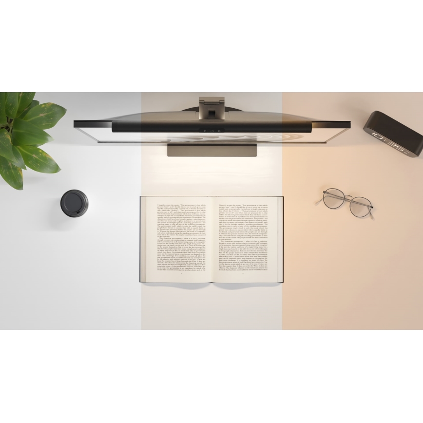 LED prigušiva osvetljenje za monitor LEVANO LED/5W/5V 3000-6000K crna