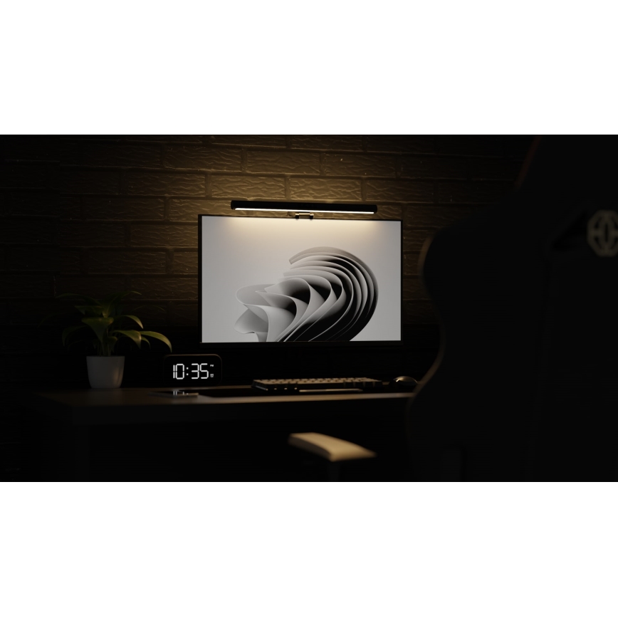 LED prigušiva osvetljenje za monitor LEVANO LED/5W/5V 3000-6000K crna