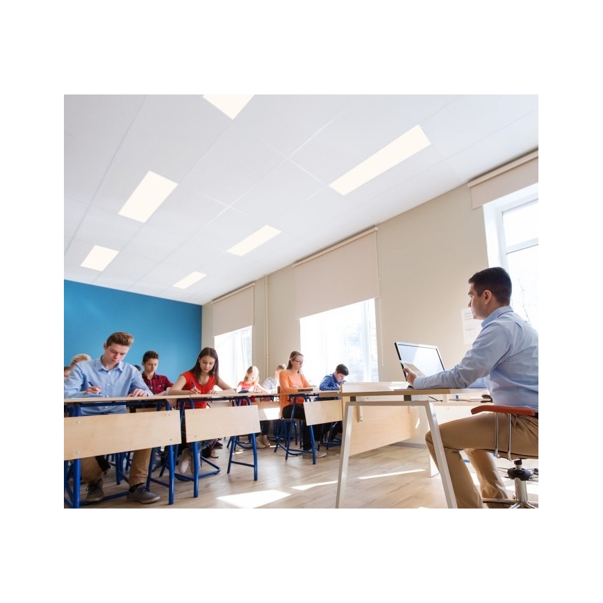 LED prigušiva ugradni panel za spušteni plafon CAPRI LED/25/36/40W/230V 3000/4000/5700K UGR19 IP44 30x120 cm