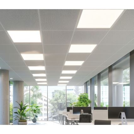 LED prigušiva panel za spušteni plafon CAPRI LED/25/36/40W/230V 3000/4000/5700K UGR19 IP44 60x60 cm