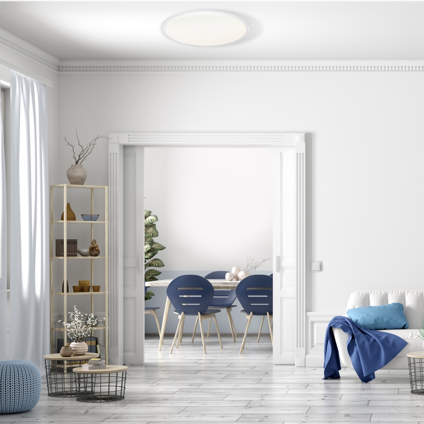 LED prigušiva plafonska lampa CRUZ LED/40W/230V 2000lm + daljinski upravljač